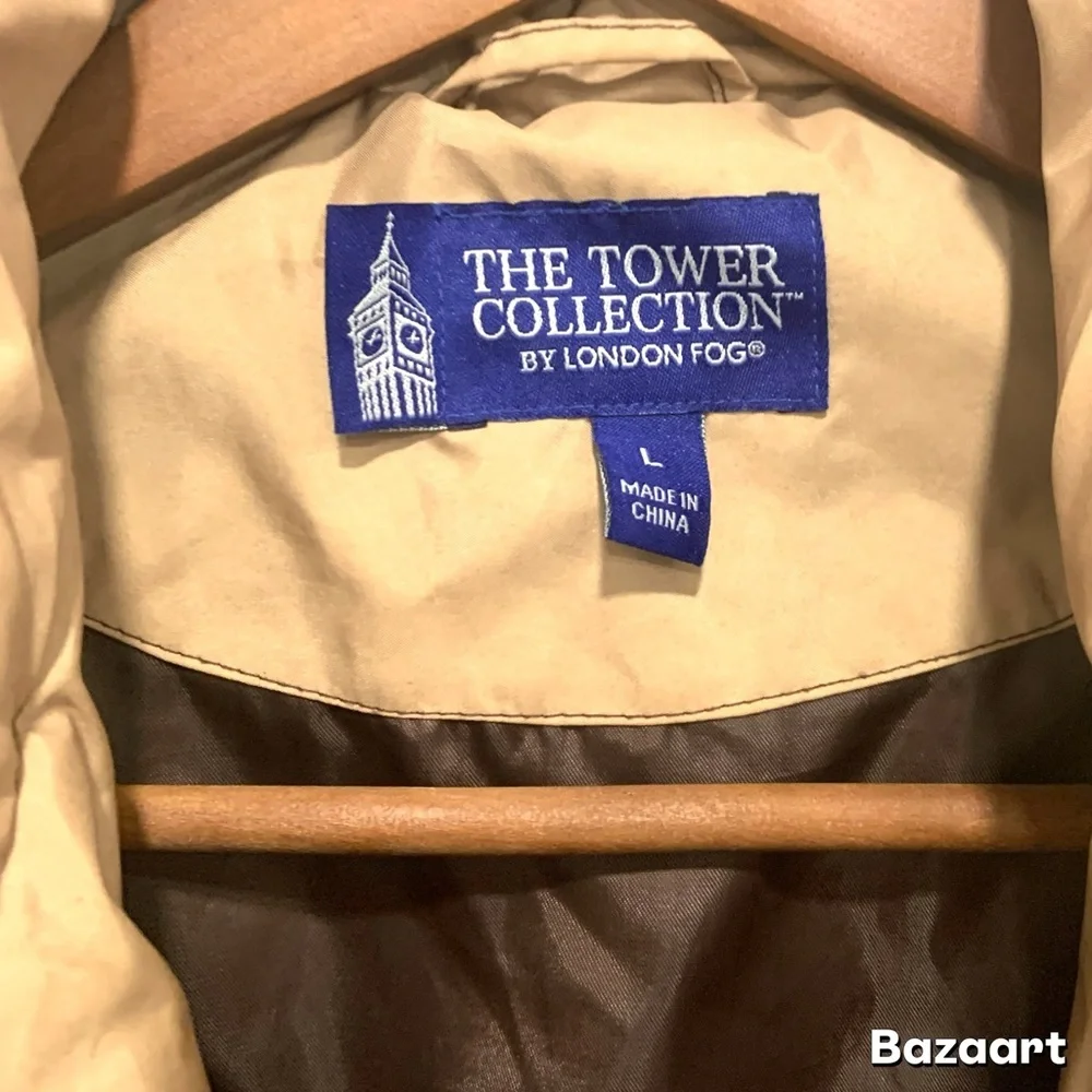 The Tower Collection by London Fog Ombré Puffer Jacket Women’s Tan Brown Sz: L - Picture 8 of 9